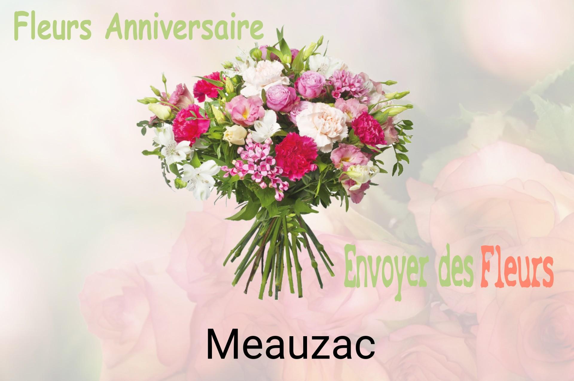 Bouquet de fleurs d’anniversaire livré à Meauzac